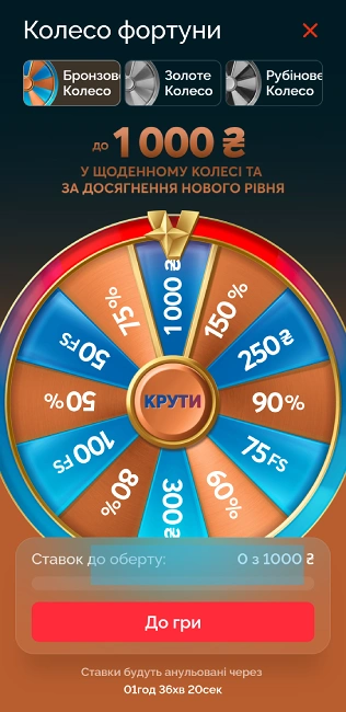 Колесо удачі в казино Vegas